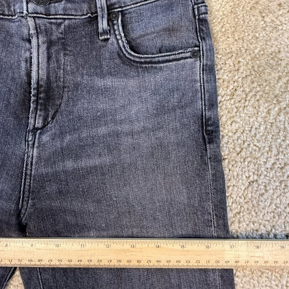 Citizens of Humanity Rocket Mid Rise Skinny Jeans Womens Size 26 Black Gray F681
